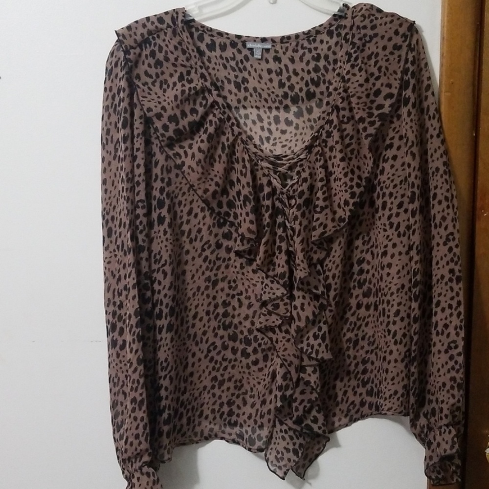 Cheetah print top